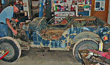 Don's Tractor Restoration of 1942 GPW Jeep Before Restoration